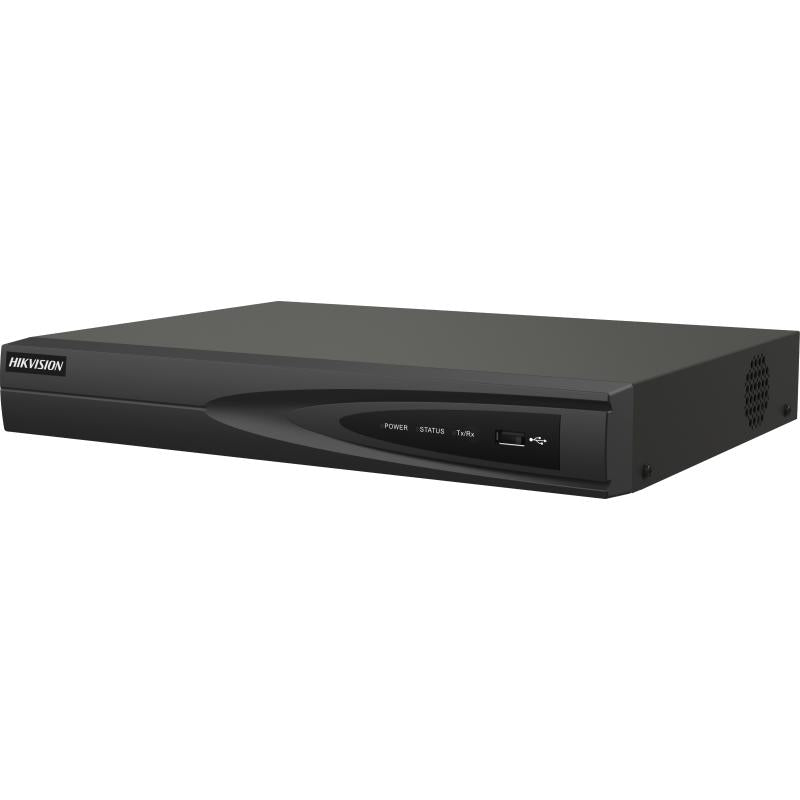 Hikvision DS-7616NI-K1 NVR Network Video Recorder, H.265+/H.265/H.264+/H.264 Video Formats, 16-ch IP Camera Inputs, 160 Mbps Bandwidth, Affordable