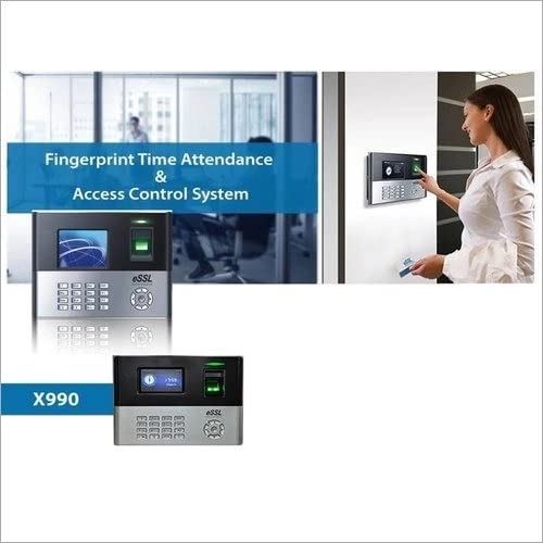 ESSL X990 Standalone Biometric Fingerprint Time and Attendance System (Black)